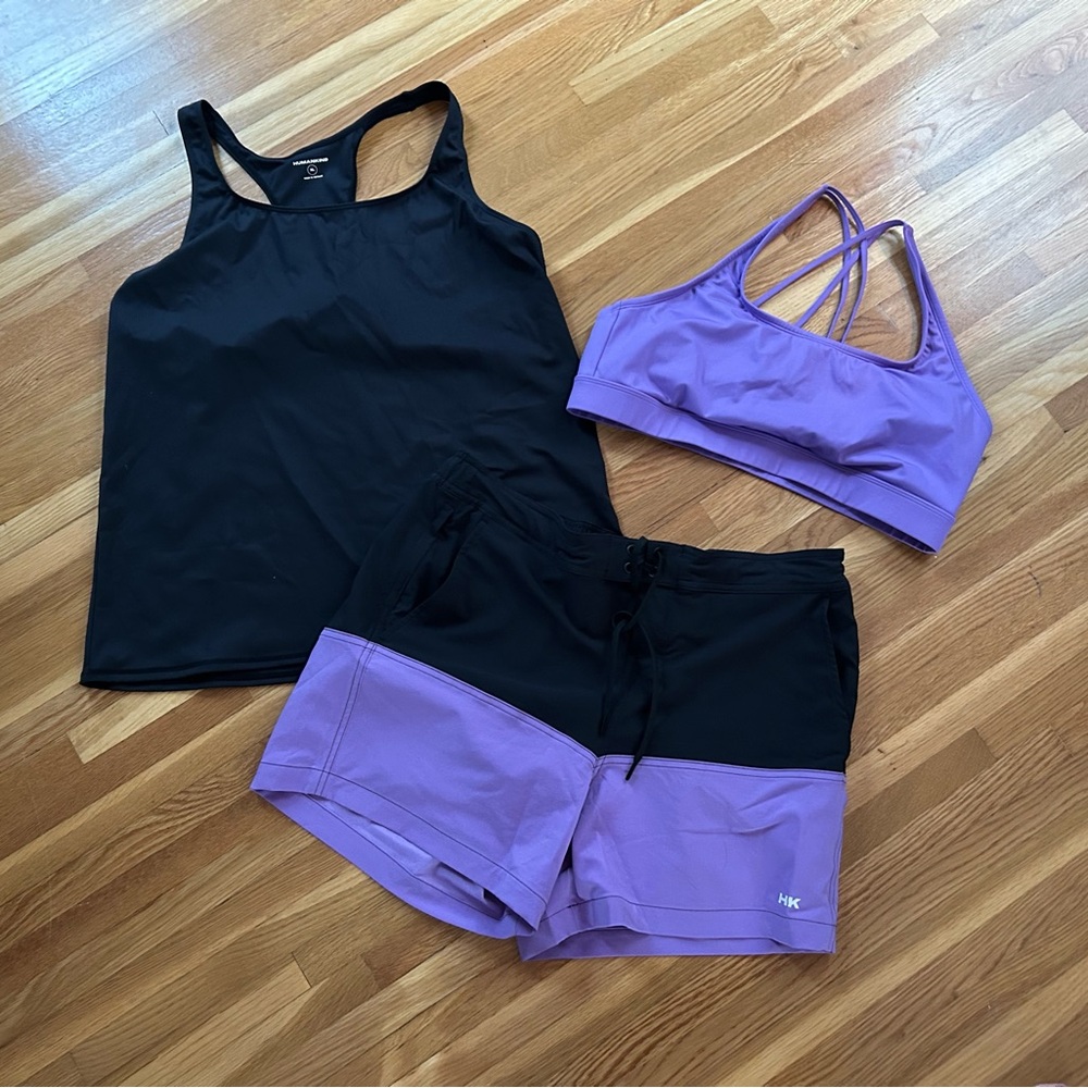 Humankind Swim Tank, Top, and Shorts